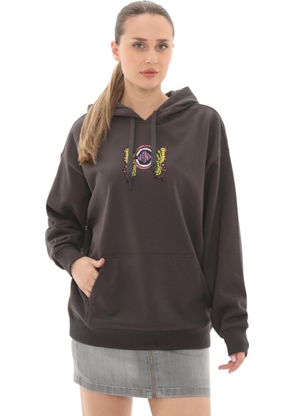 VN000NXVBLK1 Vans Ethereal Os Po Kadın Sweatshirt Siyah