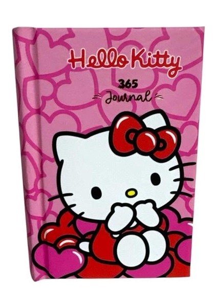 Vıctorıa's Journals 525-1989 Hello Kıtty And Frıedns A7 Sert Kapak Günlük Ajanda 80 Gr. 368 Sayfa - Pembe