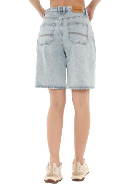 Tb0a67t7epj1 Timberland Denim Shorts Kadın Şort Ve Kapri Mavi fırsatları