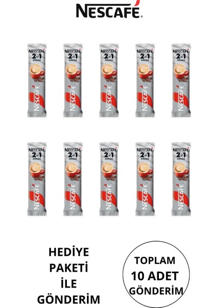 2si1 Arada Sütlü Kahve 10 gr x 10 Adet