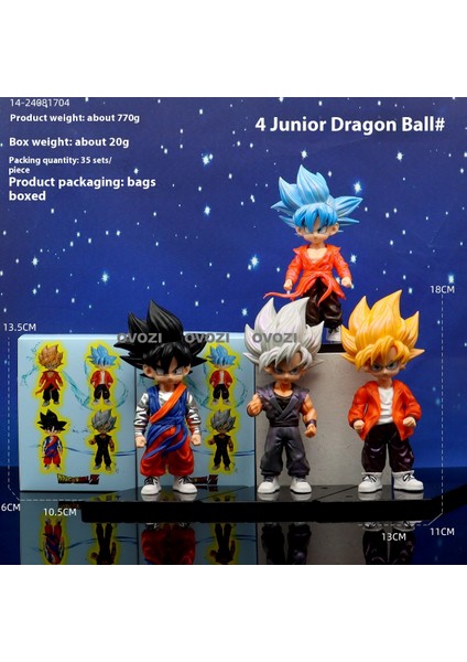 Yedi Dragon Ball Anime Anime Çevre Akını Oyun El-Do Model Süsler Heykel Hediye (Yurt Dışından)