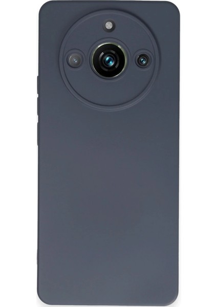 Realme 11 Pro Kılıf Nano Içi Kadife Silikon - Gri Ynsmr