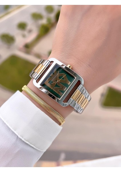 Çelik Kasa ve Kordon 5 Atm Suya Dayanıklı 2 Yıl Garantili Kadın Kol Saati+Bileklik DKNY.L0045.2 fiyatları