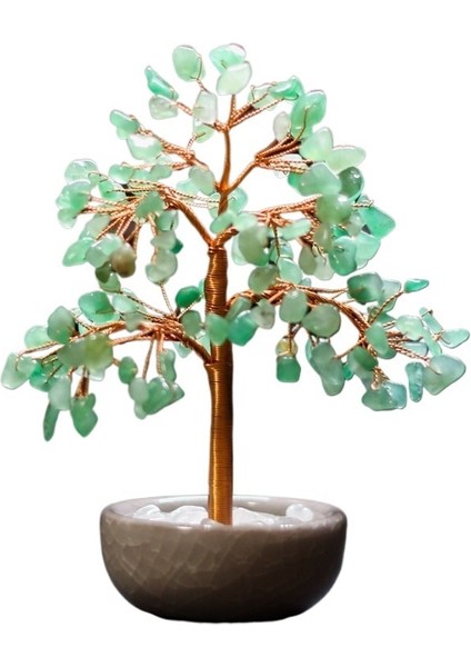 Bereket Boynuzu Çay Bardağı Tabanı Sarı Kristal Ağaç Fal Ağacı Süsleri Ev Ofis Dekorasyonu El Sanatları (Yurt Dışından)