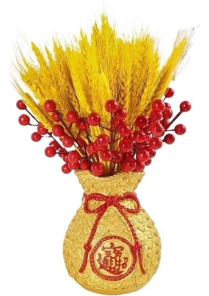 Buğday Başakları Kurutulmuş Çiçekler Arpa Buketi Dekorasyon Oturma Odası Buğday Kutsal Meyve Çiçek Süsleri (Yurt Dışından)