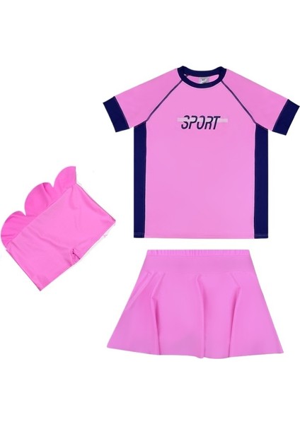 Çocuk Mayo Yaz Yeni Stil Kızlar Eğlence Sığ Su Sporları Mayo Mayo Etek Öğrenci Kız Mayo (Yurt Dışından)