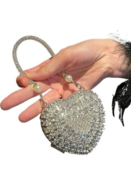 Yeni Avrupa ve Amerikan Retro Popüler Ruj Çantası Aşk Çantası Üst Düzey Mini Çanta Moda Zincir Çanta (Yurt Dışından)