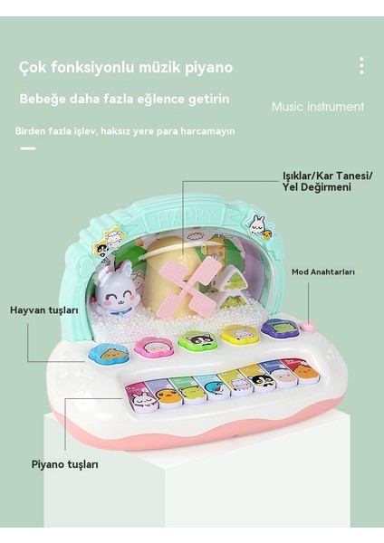 Eğitici Bulmaca Müzik Piyano Çocuklar Erken Eğitici Piyano Eğitici Oyuncaklar (Yurt Dışından)