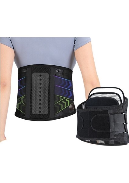 Çift Katmanlı Sıkıştırma Kemeri Bel Kemeri Koşu Ofisi Erkekler ve Kadınlar Destek Fitness Bel Çift Katmanlı Destek Bel Kemeri (Yurt Dışından)