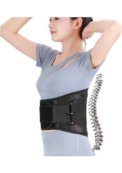 Çift Katmanlı Sıkıştırma Kemeri Bel Kemeri Koşu Ofisi Erkekler ve Kadınlar Destek Fitness Bel Çift Katmanlı Destek Bel Kemeri (Yurt Dışından)