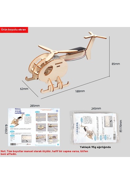 El Yapımı Dıy Uçak Güneş Enerjili Helikopter Teknolojisi (Yurt Dışından)