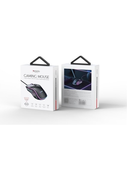 Yesido Oyun Faresi Kablolu Kontrol USB Oyun Faresi Için Uygundur (Yurt Dışından)