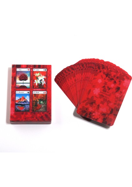 Yeşil Stil Kırmızı Orakül Kelebek Tarotu Tanrıça Rehberliği , E Ticaret Başlığı (Yurt Dışından) modelleri