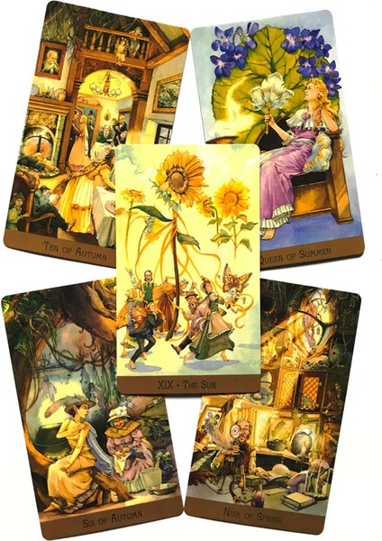 Altın Şafak Tarzı 78 Kartlı Viktorya Peri Tarotu Fal Tahmin Eğlence Satranç ve Kart Oyunu Tarot ve Çeşitli Tarot Seçenekleri (Yurt Dışından)