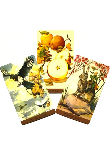 Altın Şafak Tarzı 78 Kartlı Viktorya Peri Tarotu Fal Tahmin Eğlence Satranç ve Kart Oyunu Tarot ve Çeşitli Tarot Seçenekleri (Yurt Dışından)