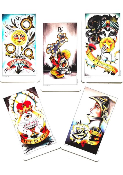 Çeşitli Çokyüzlü Stili Sekiz Sikke Dövmesi Tarot Kartı Kart Eğlence Parti Kartları Oyun Kartları Tarot ve Çeşitli Tarot Seçenekleri (Yurt Dışından) indirimleri