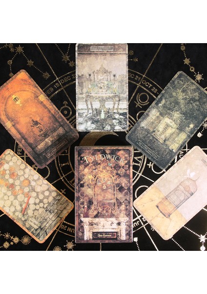 Erik Tarzı Tyldwick Tarot Destesi Fal Kartı Oyunu ve Yönlendirme Oyunu Işık Görücü Oracl Yeni Başlayan Oyuncak Arkadaş Retro Stil (Yurt Dışından)
