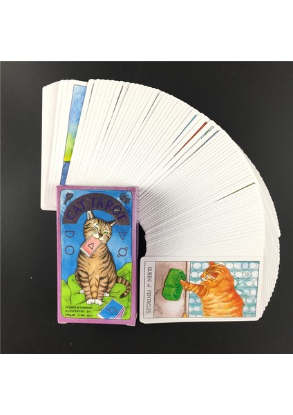 78 Adet TT26 Tarzı Kadınlar ve Kızlar Için Yeni Tarot Kartları Art Nouveau Orak Kartlar Oyunu (Yurt Dışından)