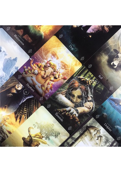 44 Adet TS35 Stili Ilahi Hayvan Tarot Kartları Rehberlik Fal Kartları Tarot Destesi Oyunlar Ingilizce Aile Parti Oyun Kartları Oyunu (Yurt Dışından)