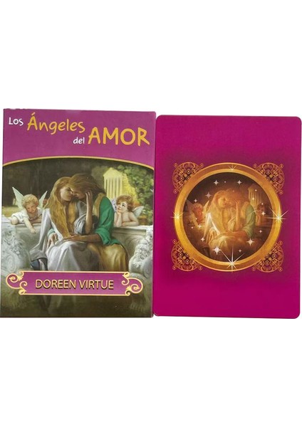Koyu Gri Tarzı Yeni Ispanyol Tarot Aşk Meleği Destesi Tarot Kartları Kehanet Destesi Eğlence Parti Oyunu Pano Oyunu (Yurt Dışından) modelleri