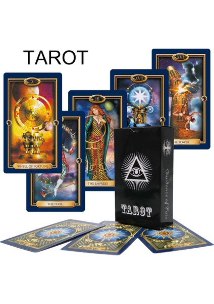 Altın Tarzı Sıcak Satış 78 Kart Seti.modern Tarot Kartları.mistik Fal Oracle Kartları Kişisel Kullanım Tarot Destesi Iyi Güzel Kartlar (Yurt Dışından)