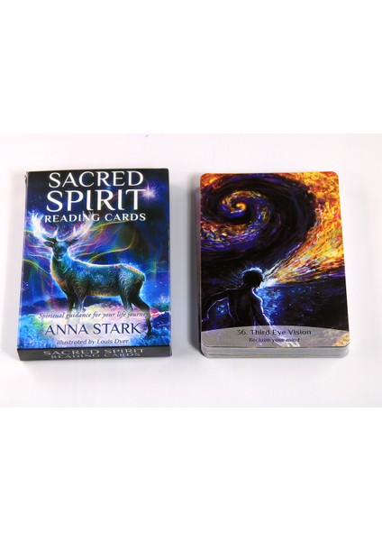 Altın Tarzı Kutsal Ruh Okuma Kartları Hayat Yolculuğunuz Için Ruhsal Rehberlik Tarot Kartlar Destesi Oyun Tahtası (Yurt Dışından) fırsatları