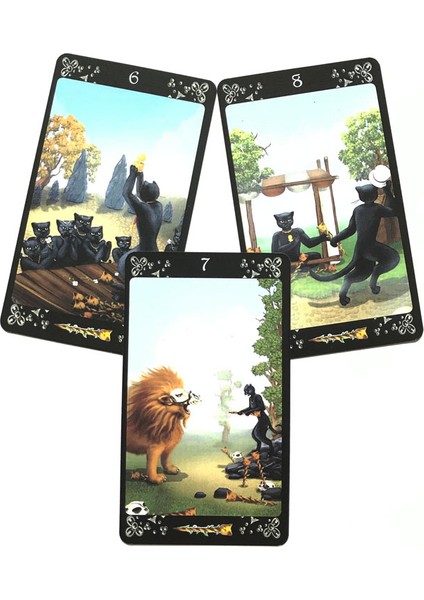 Ruh Gerçeği Tarzı Kader Falı, Kedi Figürlü 78 Kartlı Tarot Kartları Türkçe Başlığı (Yurt Dışından) fırsatları