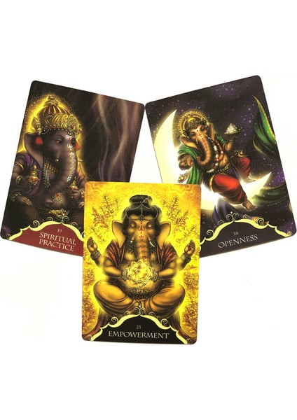 Yeşil Glifler Stili Lord Ganesha Tarot Kartları Rehberlik Kehanet Destesi Eğlence Oyunları ve Çeşitli Tarot Seçenekleri (Yurt Dışından) indirimleri
