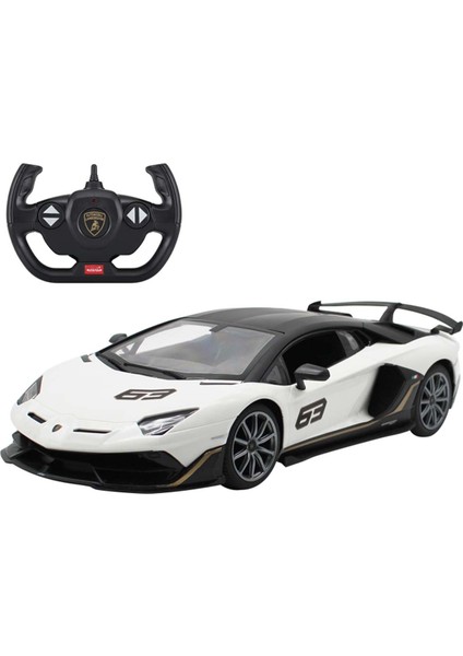 1:14 Uzaktan Kumandalı Lamborghini Aventador Svj Işıklı Araba
