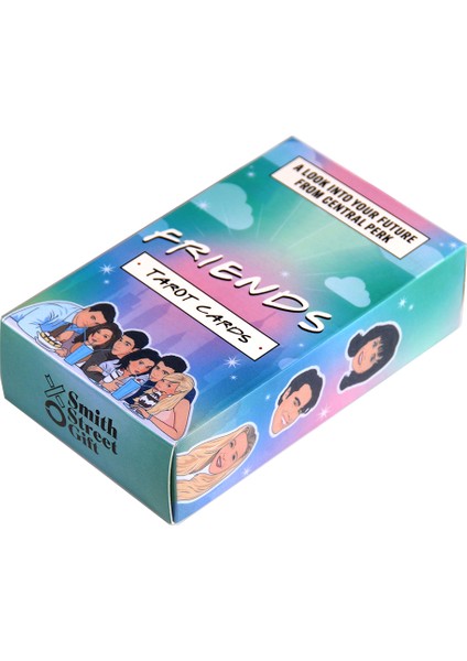 Altın Tarzı Arkadaşlar Tarot Kartları Yapı Deck Fal Kartı Oyunu Masa Oyunu Işık Görün (Yurt Dışından)