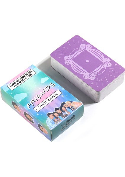 Altın Tarzı Arkadaşlar Tarot Kartları Yapı Deck Fal Kartı Oyunu Masa Oyunu Işık Görün (Yurt Dışından)