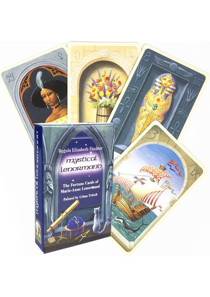 Erik Tarzı Işık Saçan Bilge Ruh Mini Tarot Kartı Kartları Tarot Desteleri ile Rehber Kitapçık Astroloji Kedi Zeka Oyunları (Yurt Dışından)