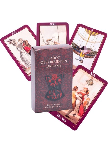 Turuncu Tarzı Panda Tarot Destesi Eğlence Parti Masa Oyunu Yüksek Şans Fal Bakma Kehanet Kartları ile Pdf Kılavuz Kitapçıklı (Yurt Dışından)