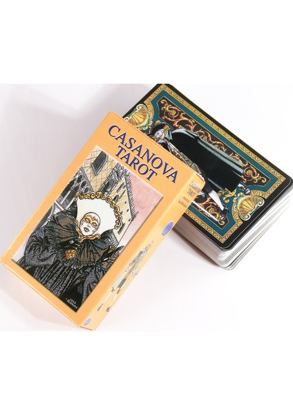 Stilden Sonra Casanova Tarot Kartları Destesi 78 Kart Tam Renkli Poker Boyutu Yüksek Kaliteli Dayanıklı Kağıt Fal Kart Oyunu (Yurt Dışından)