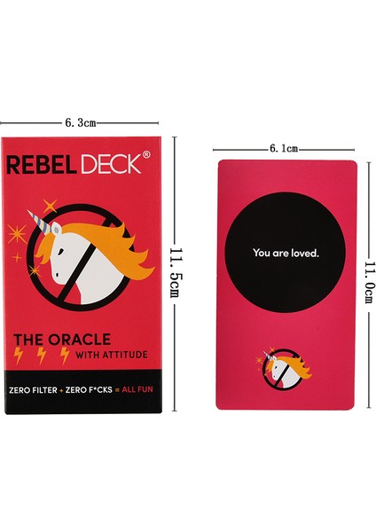 Sarı Stil Rebel Deck Cards Yüksek Kader Falı Kehanet Tarot Kartları Aile Parti Eğlence Oyunu Türkçe Kullanım Kılavuzu ile (Yurt Dışından)