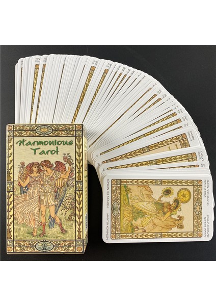 78 Adet TT170 Tarzı Kadınlar ve Kızlar Için Yeni Tarot Kartları Art Nouveau Orak Kartlar Oyunu (Yurt Dışından)