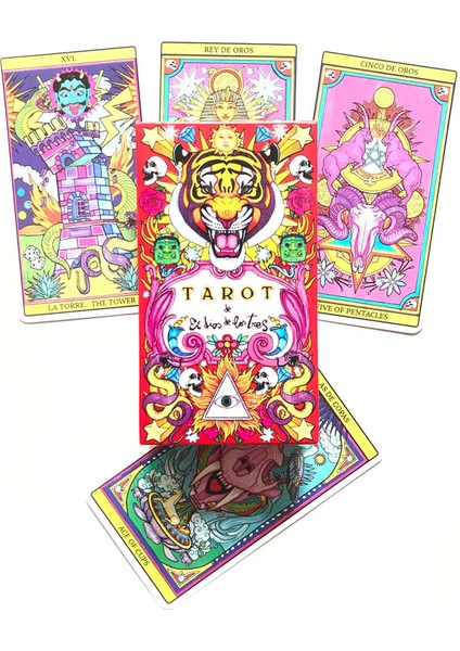 Üçlü Tanrı Tarzı Ay Tarot Kartı Eğlence Parti Kartları Oyun Tahtası Oyun Tarot ve Çeşitli Tarot Seçenekleri (Yurt Dışından)