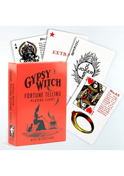 Kumral Tarzı Çingenelerin Büyücü Fal Kartları Destesi Tarot Kartları Başlangıçlar Için Kart Oyunu Pano Oyuncağı (Yurt Dışından) fırsatları