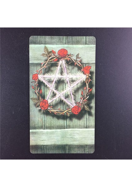 78 Adet TT15 Stili Aile Parti Oyunları Için Yeşil Cadı Tarot Kartları Rehberlik Falcılık Kader Destesi Oyun Kartı (Yurt Dışından)