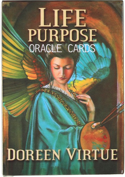 Kumral Tarzı Kristal Melekler Kartları ve Kristal Vizyonlar Tarot Kartları Oyun Tahtası Destesi Oyun Kartları Parti Oyunu Için (Yurt Dışından)