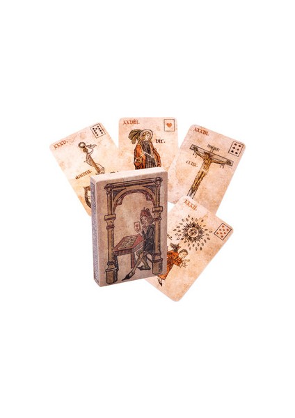Kumral Tarzı Işık Saçan Bilge Ruh Mini Tarot Kartı Kartları Tarot Desteleri ile Rehber Kitapçık Astroloji Kedi Zeka Oyunları (Yurt Dışından)