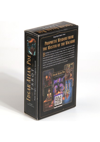 Edgar Allan Poe'nun Tarzı Edgar Allan Poe Tarot Destesi Başlangıçlar Için Parti Oyunu Çoklu Oyunculu Kahinlik Kılavuzu ile Başlığı (Yurt Dışından)