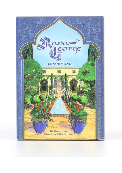 Derin Mavi Tarzı Işık Saçan Bilge Ruh Mini Tarot Kartı Kartları Tarot Desteleri ile Rehber Kitapçık Astroloji Kedi Zeka Oyunları (Yurt Dışından)