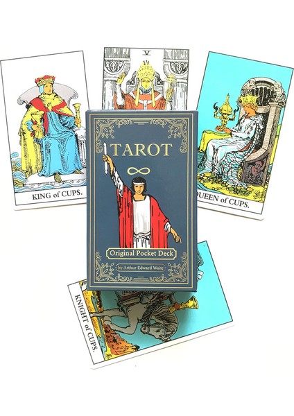Orijinal Cep Güverte Stili Ay Tarot Kartı Eğlence Parti Kartları Oyun Tahtası Oyun Tarot ve Çeşitli Tarot Seçenekleri (Yurt Dışından)