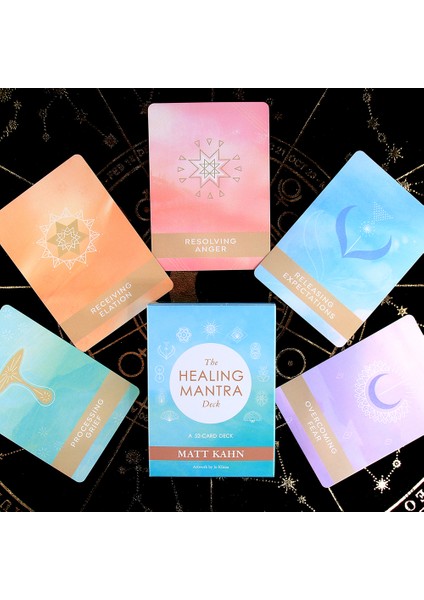 Kırmızı Stil Ev Gece Okulu Bilgelik Kartları 50 Kartlık Oyun ve Rehber Kitap ile Tarot Kart Oyunu Seti Başlangıçlar Için Türkçe Rehber Kitaplı (Yurt Dışından)