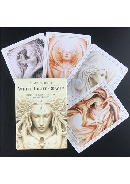 78 Adet TT59 Tarzı Tarot Kartları Beyaz Işık Oyunları Rehberlik Fal Kehanet Kader Oynama Kart Destesi Masa Oyunu (Yurt Dışından)