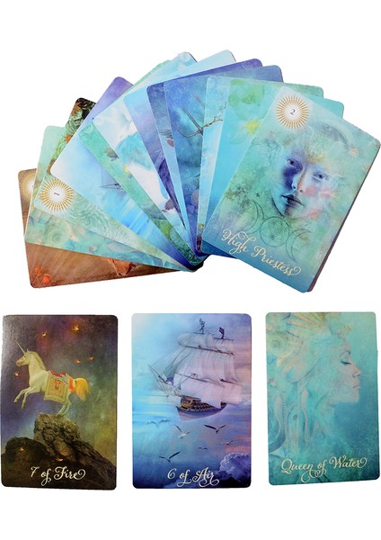 Karanlık Stil Sıcak Satış 78 Kart Seti.modern Tarot Kartları.mistik Fal Kartları Kişisel Kullanım Tarot Destesi Iyi Güzel Kartlar (Yurt Dışından)