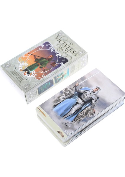 Tarot Tarzı Tarot Vice Versa Tarot Kartları Destesi ve Rehber Kitap Kart Kader Falı Falcılık Oyunu Tarot Destesi Parti Tatil Oyunları Için (Yurt Dışından) fiyatları