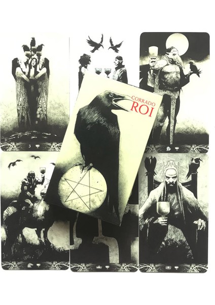 Los Angeles Aşk Tarzı Karga Cinayeti Tarot Kartı Orak Kart Eğlence Parti Kartları Oyun Kartları Tarot 78 Kart ve Çeşitli Tarot Seçenekleri (Yurt Dışından)