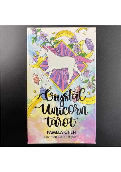 78 Adet TT59 Tarzı Aile Parti Oyunu Oynama Kart Destesi Kehanet Kader Oyunu Masası Oyunu Kristal Unicorn Tarot Kartları Türkçe (Yurt Dışından) fırsatları